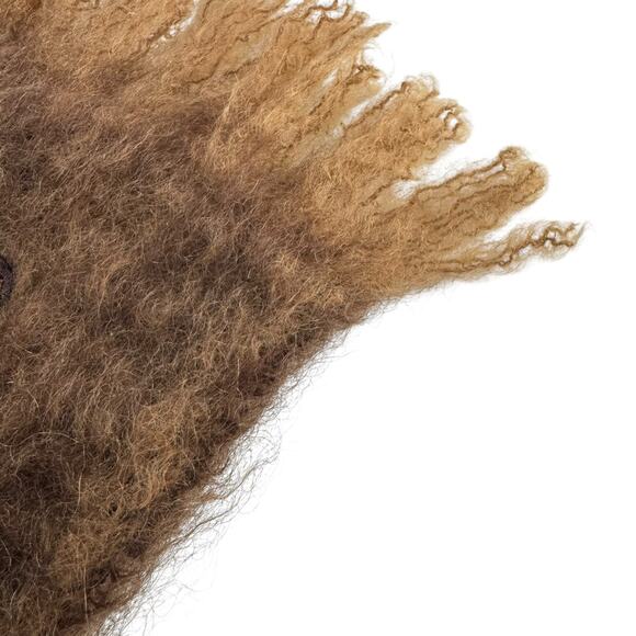 Loewe Brown Mohair & Wool Scarf - Picture 9 of 9